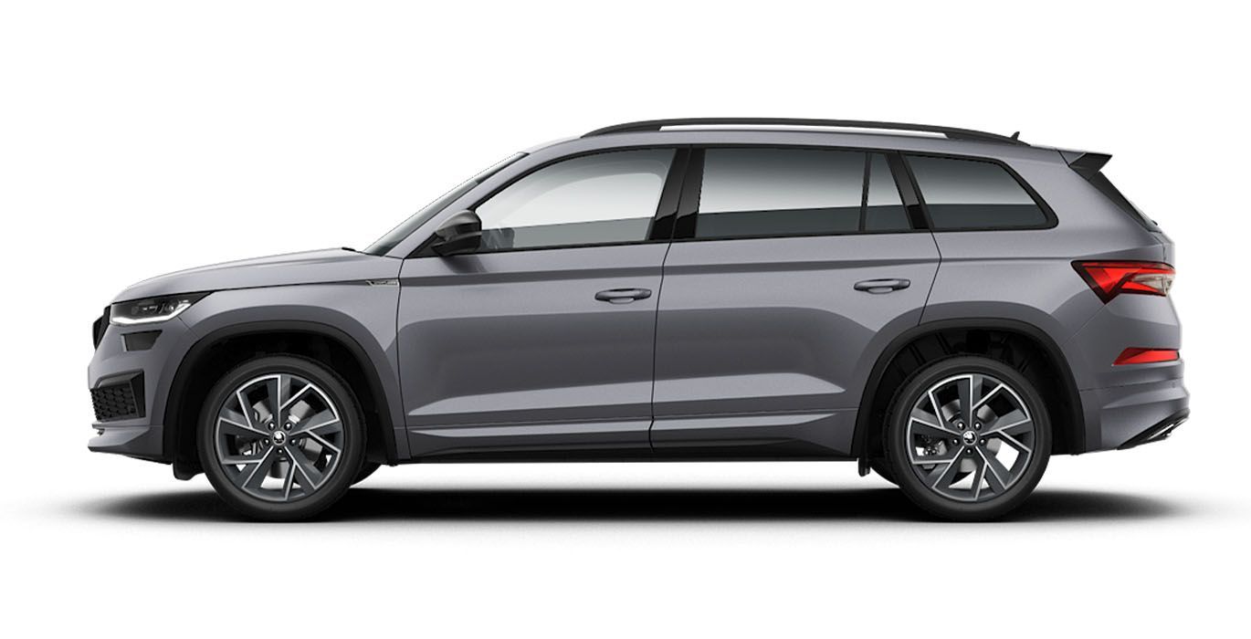 SKODA Kodiaq Sportline 2.0 TDI 150cv DSG exterior perfil | Total Renting